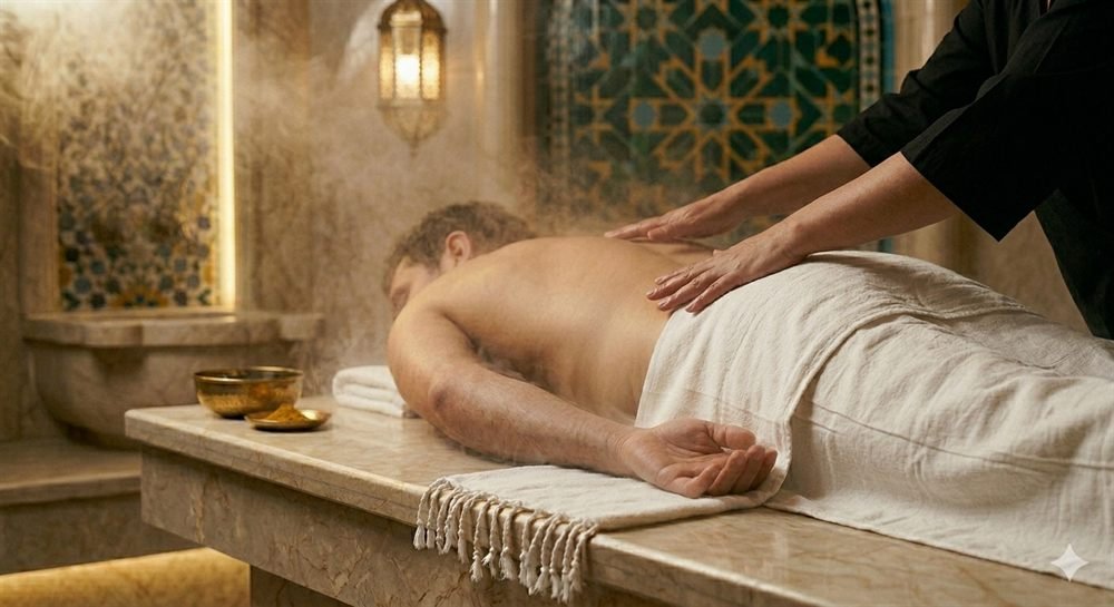 8 Premium Spa Services — Moroccan hammam massage at Kanaan